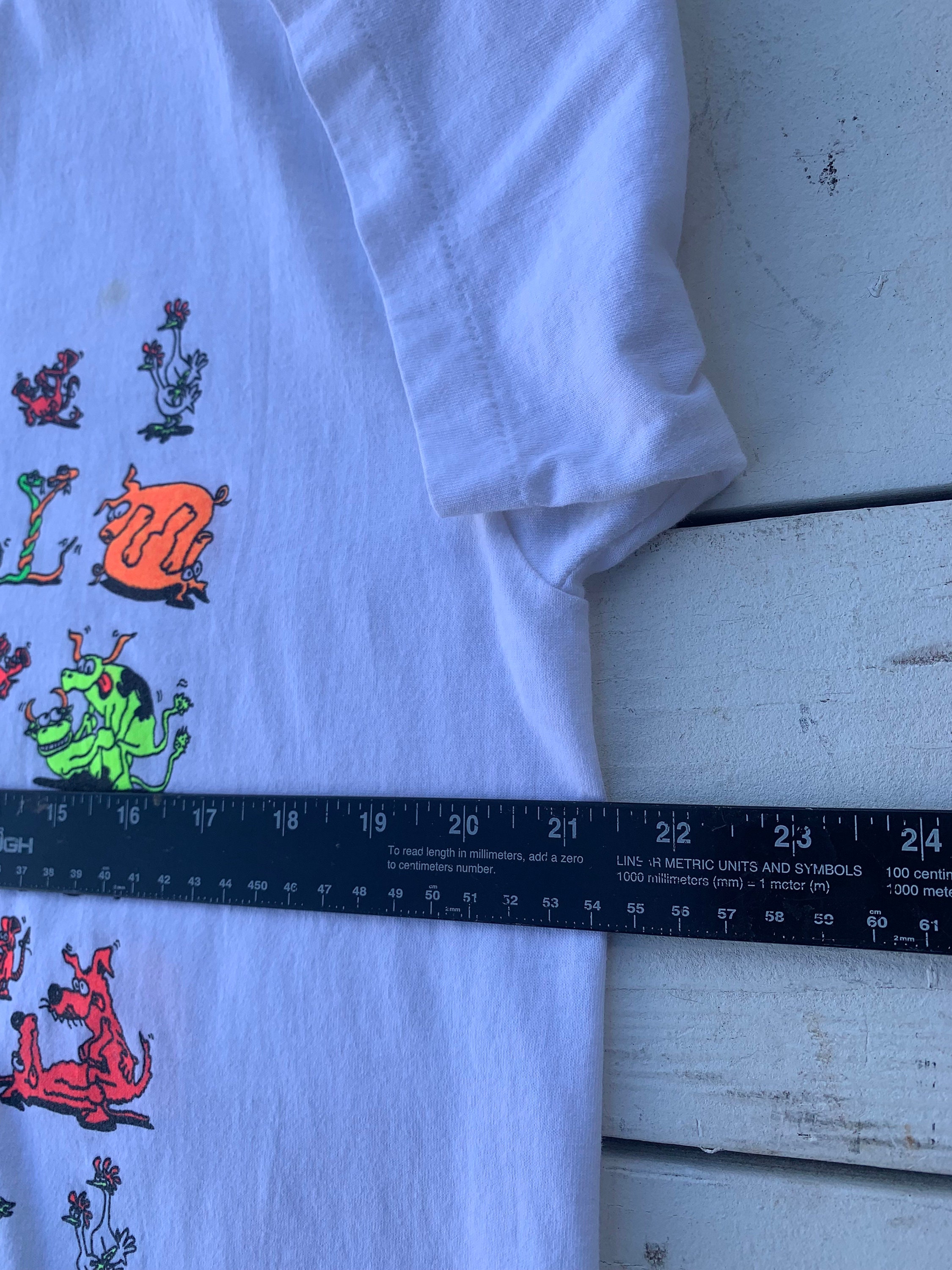Vintage 80s-90s Animal Lust Kamasutra Animal T-shirt Double Sided 