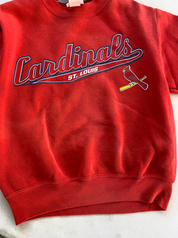 Vintage Y2K St Louis Cardinals Sweatshirt Size Yo… - image 8