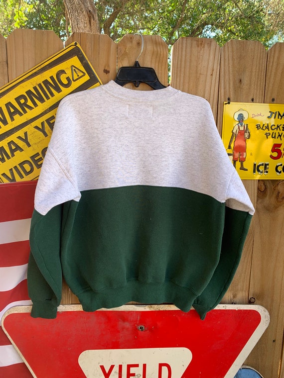 Vintage 90s Bicolor Dodger Sweatshirt Size L - image 3