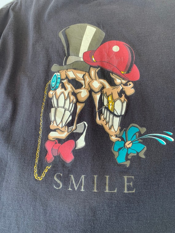 Vintage 90s Smile Rich Skulls Rap T-shirt Size XL by Bullhead - Etsy