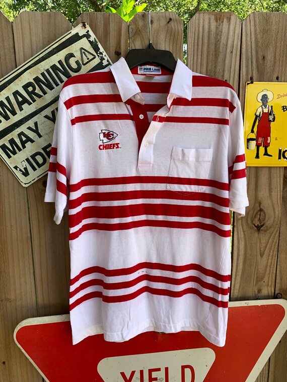 Vintage 80s Kansas City Chiefs Authentic Pro Line by Antigua NFL Polo Shirt Size L Etsy