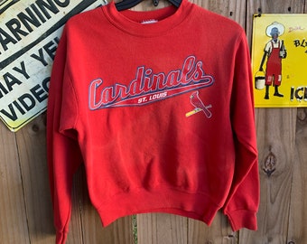 Vintage Y2K St Louis Cardinals Sweatshirt Size Youth M 10-12