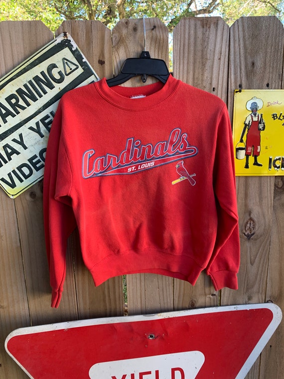 Vintage Y2K St Louis Cardinals Sweatshirt Size Yo… - image 1