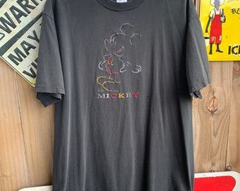 Vintage 80s Mickey Mouse T-shirt Size XL by Velva Sheen