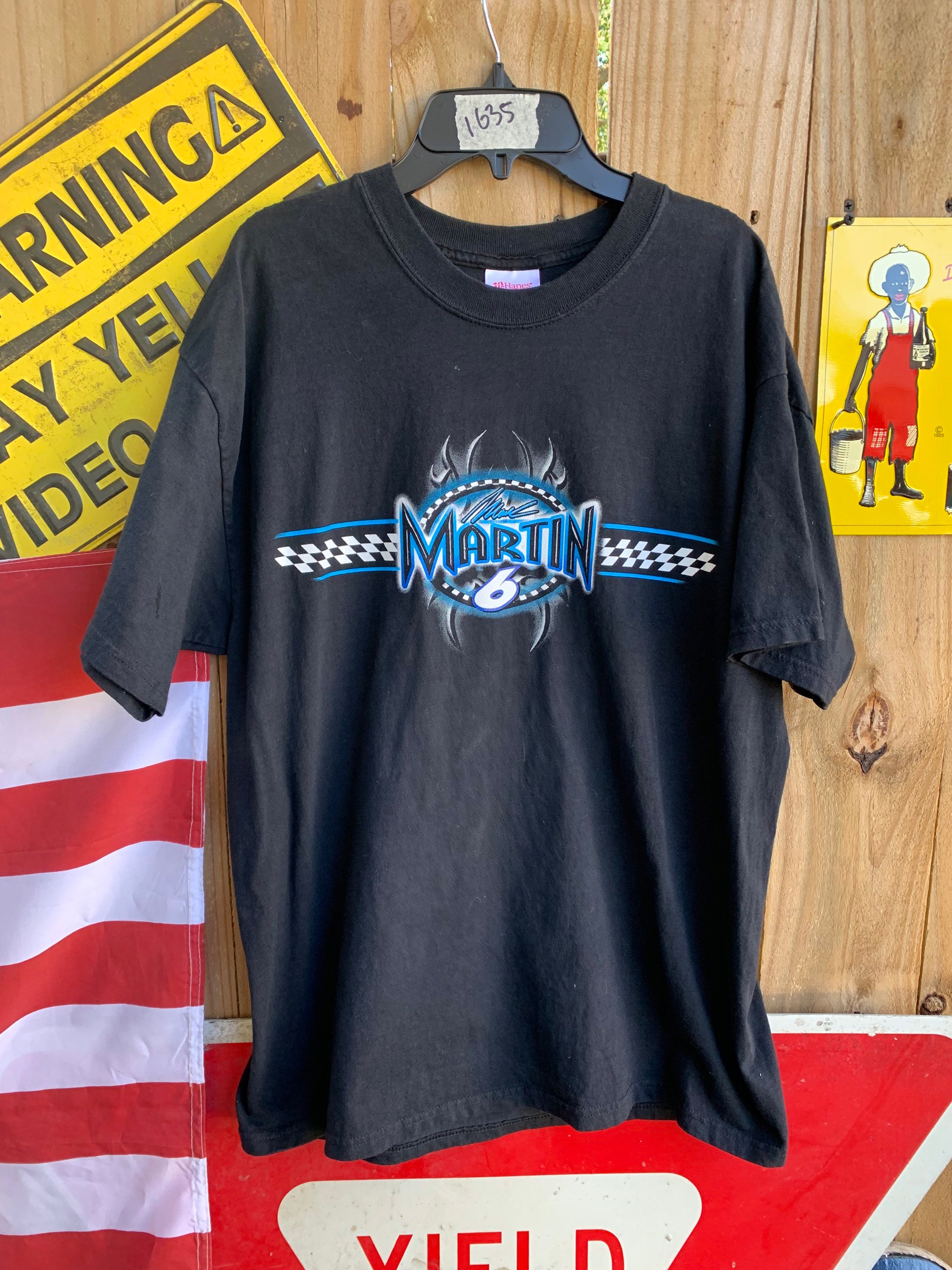 Vintage 00s Mark Martin Number 6 Nascar T-shirt Size L - Etsy