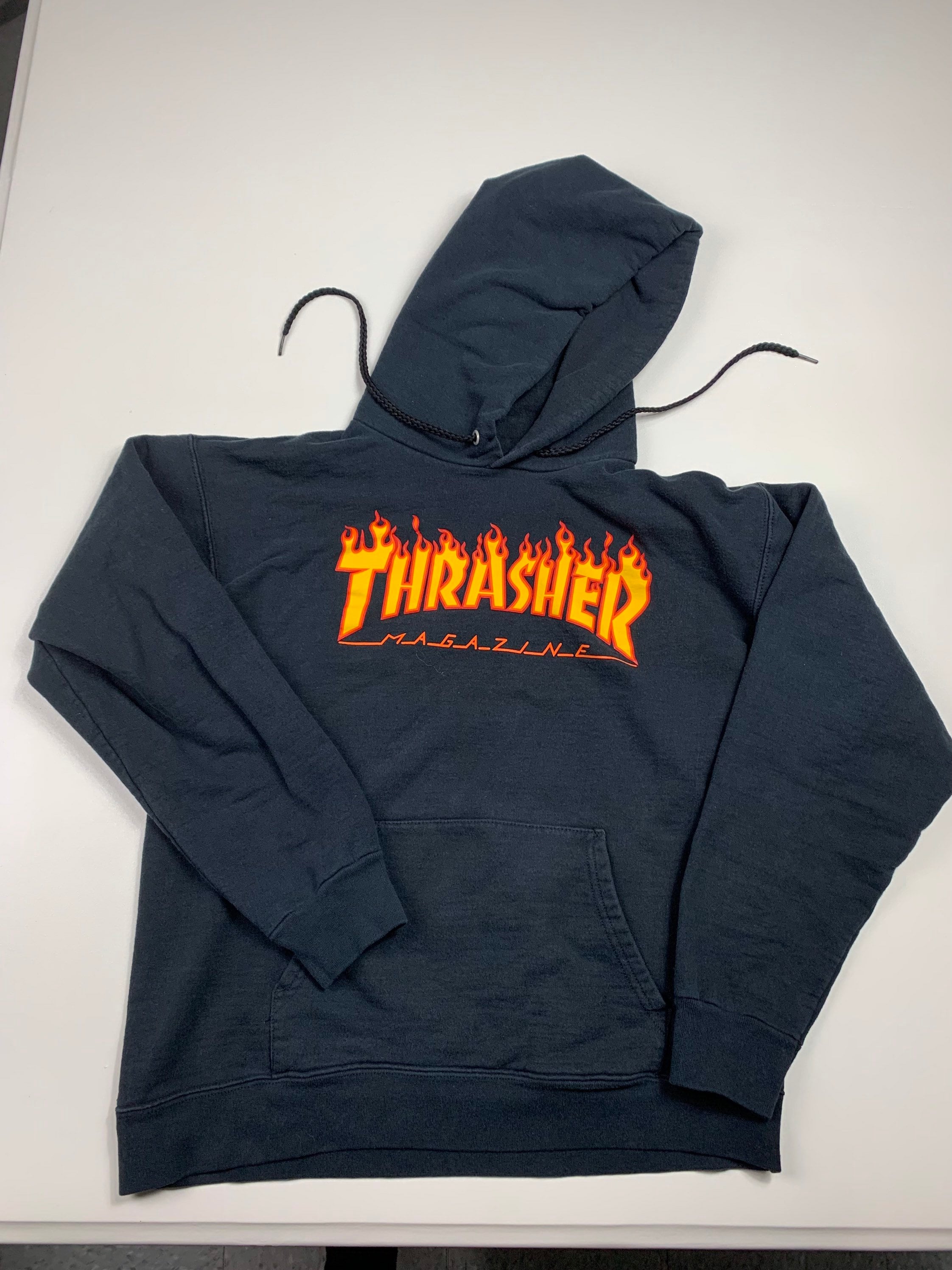 Vintage 90s Thrasher Hoodie Size M - Etsy
