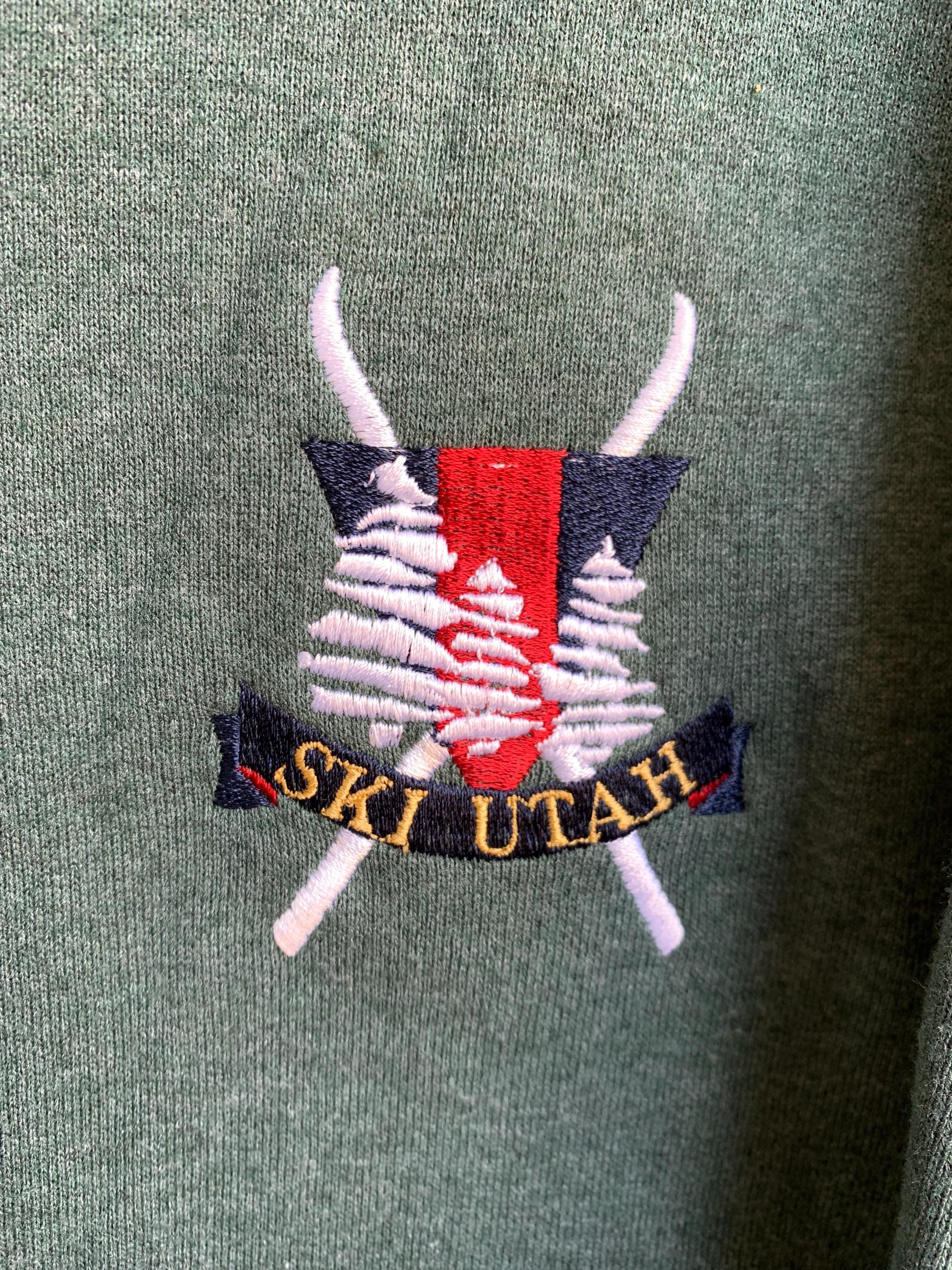 Sweat-shirt graphique vintage des années 90 de l'Utah Utes
