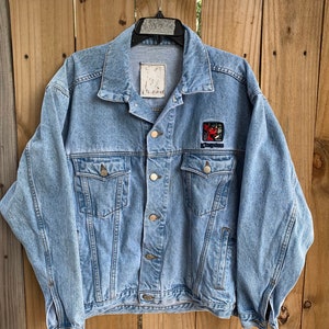 Vintage 90s Kingston Technology Denim Jacket Size M