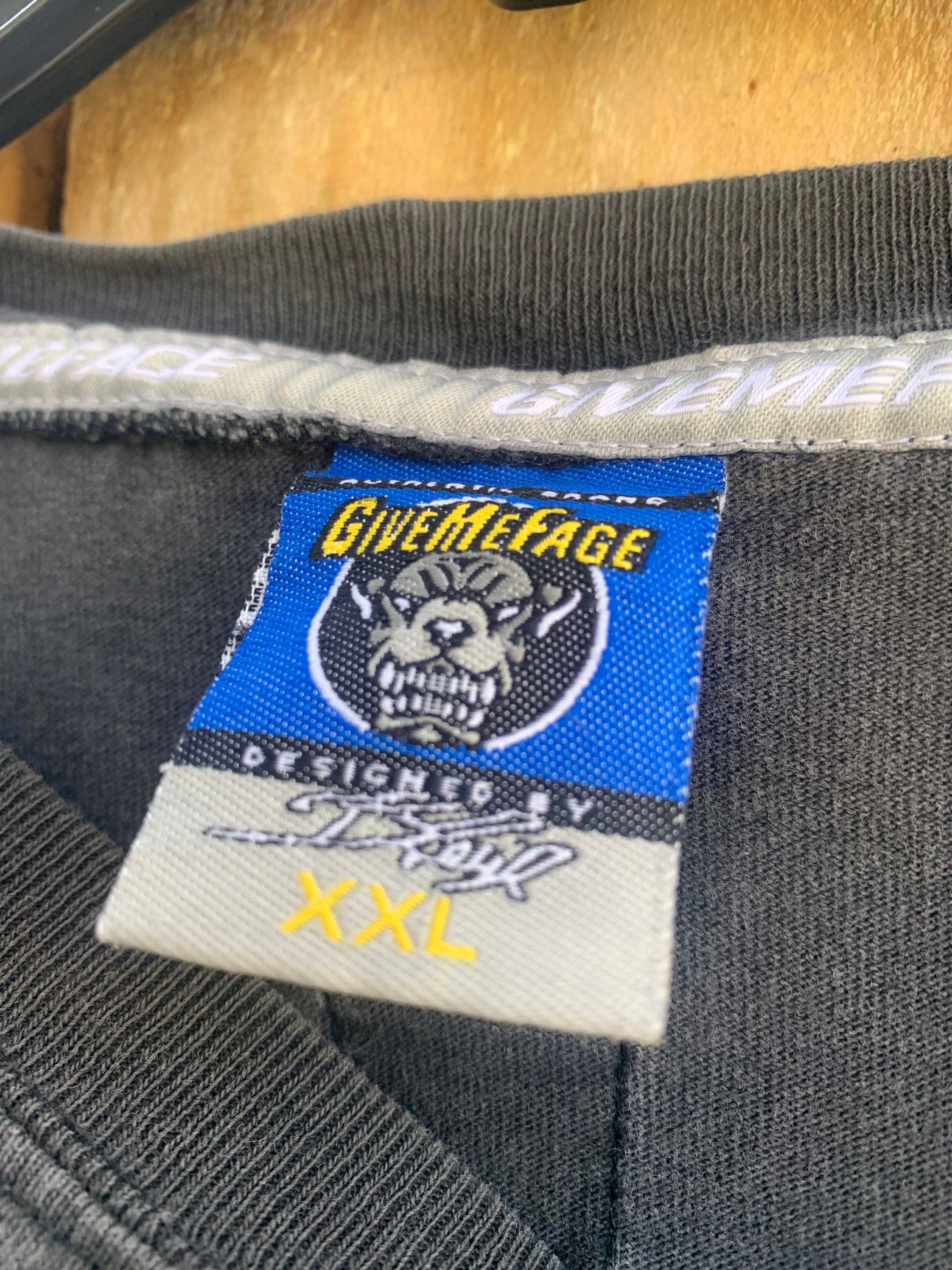 Vintage 90s Give Me Face Long Sleeves Shirt Bite First Bark