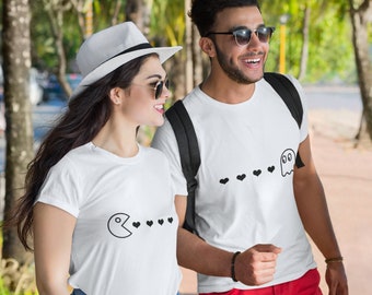 Pacman Couple Shirts | Etsy Sweden