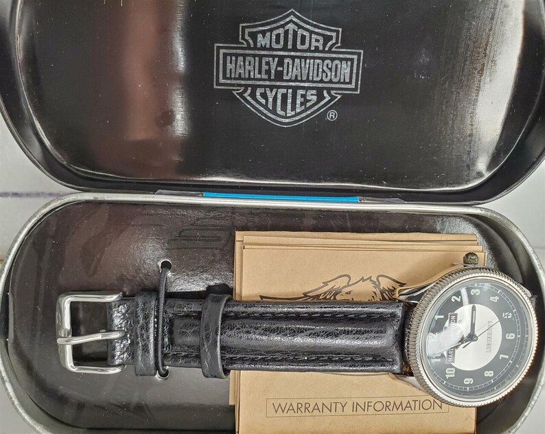 Harley Davidson Vintage Legendary Genuine Timepiece Watch With Etsy