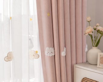 Pink Cloud Curtain Made to Measure