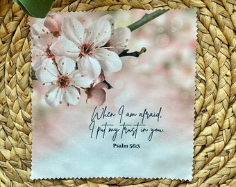 Lens cloth 5 pack, JW 2024 yeartext, jw gift, Psalm 56, jw pioneer gift, JW yeartext, JW 2024