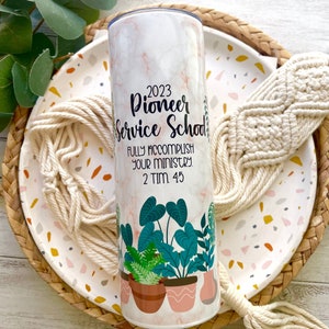 Pioneer School gift, PSS gift, Pioneer school tumbler, jw gift, jw tumbler, pioneer school tumbler, 2023 Pioneer School image 1