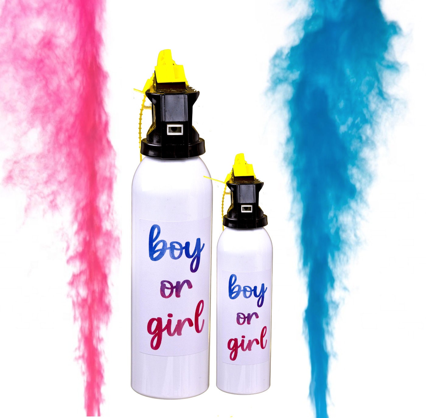 Gender Reveal Spray Fire Extinguisher Powder Boy or Girl Party Etsy