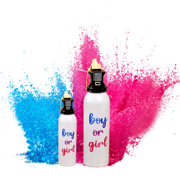 Gender Reveal Spray Feuerlöscher Pulver Boy or Girl Party