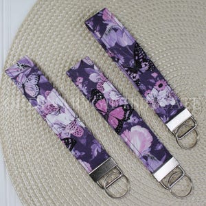 Butterfly Keychain, Keychains, Fabric Keychain, Keychain Accessories, Girly Keychain