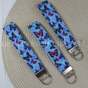 Butterfly Keychain, Keychains, Fabric Keychain, Keychain Accessories, Girly Keychain