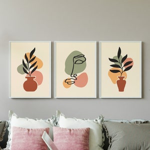 Mid Century Modern Art Wall Decor Print, Wall Decor Art Print, Abstract Art Wall Decor, Art Poster Print