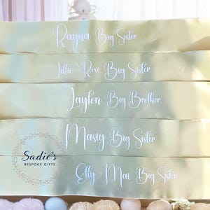 Sashes For Wedding Hen Nights Birthdays Baby Showers All Occasions Lots Of Colour Choices Personalised For Any Event