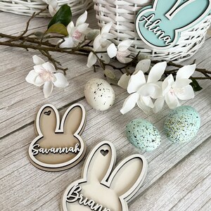 Custom Easter Tag Easter Name Tag Easter Basket Tag Kids Easter Tag Easter Bunny Tag Easter Decor Easter Basket Decor Spring Decor