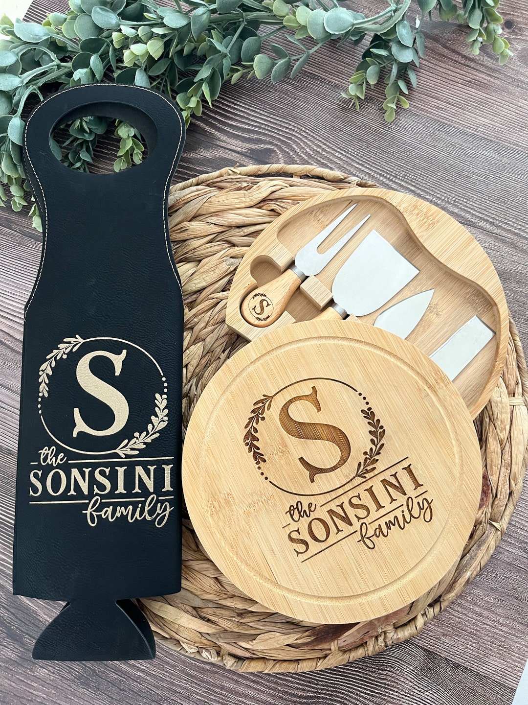 Cheese & Wine Serving Set