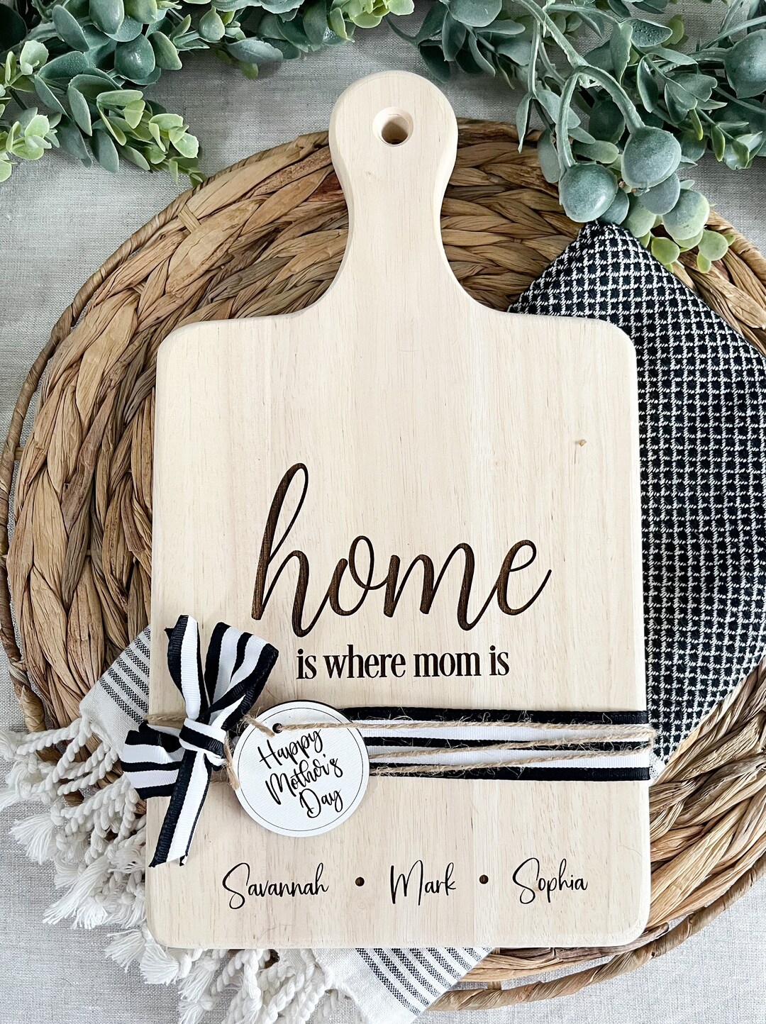 Mother's Day Custom Cutting Board Mother's Day Custom Etsy