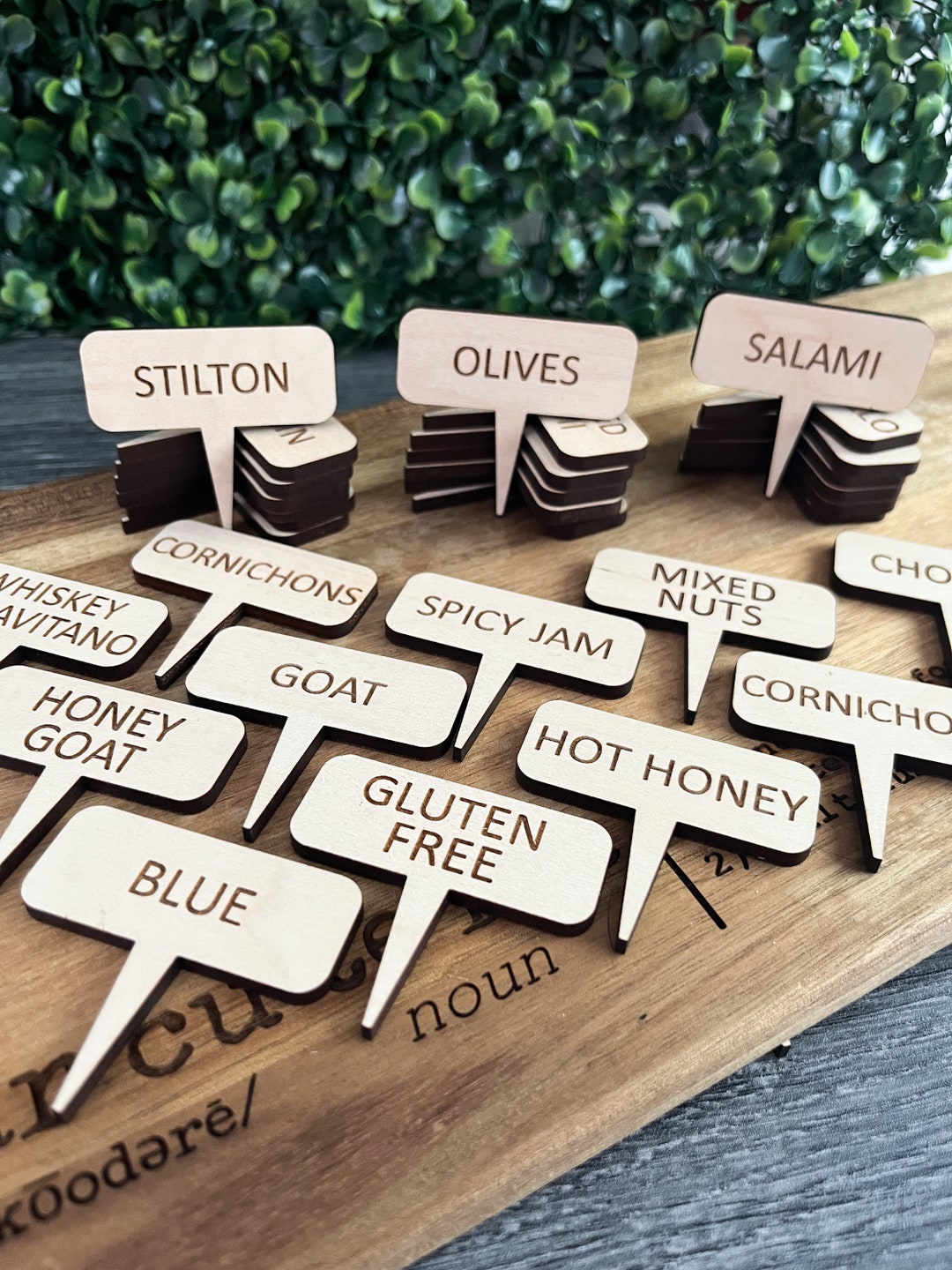 Cheese Labels, Cheese Markers, Cheese Picks, Hostess Gift, Food Labels