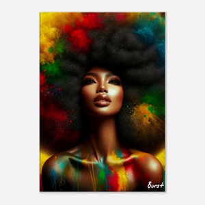 Strahlende Träumerei: Afro Eleganz