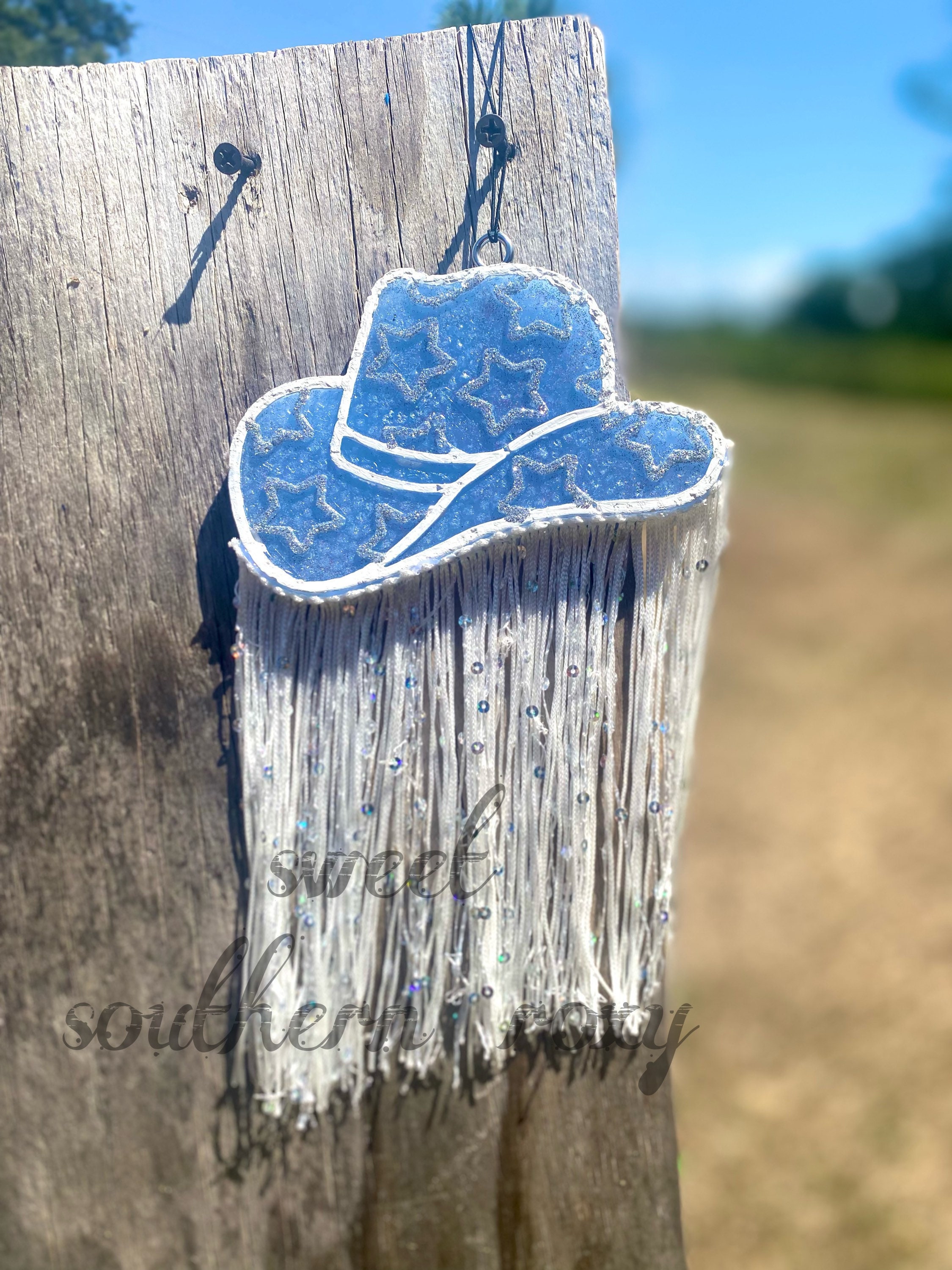 Cowboy Hat With Stars Freshie Cowboy Hat Air Freshener With Etsy