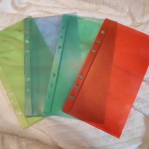 Hüllen ohne Zipper / Umschlagmethode / A6/ SKU:514