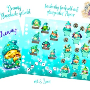 Dreamy Klappkarte/Sparchallenge/A6/Umschlagmethode/ SKU:406