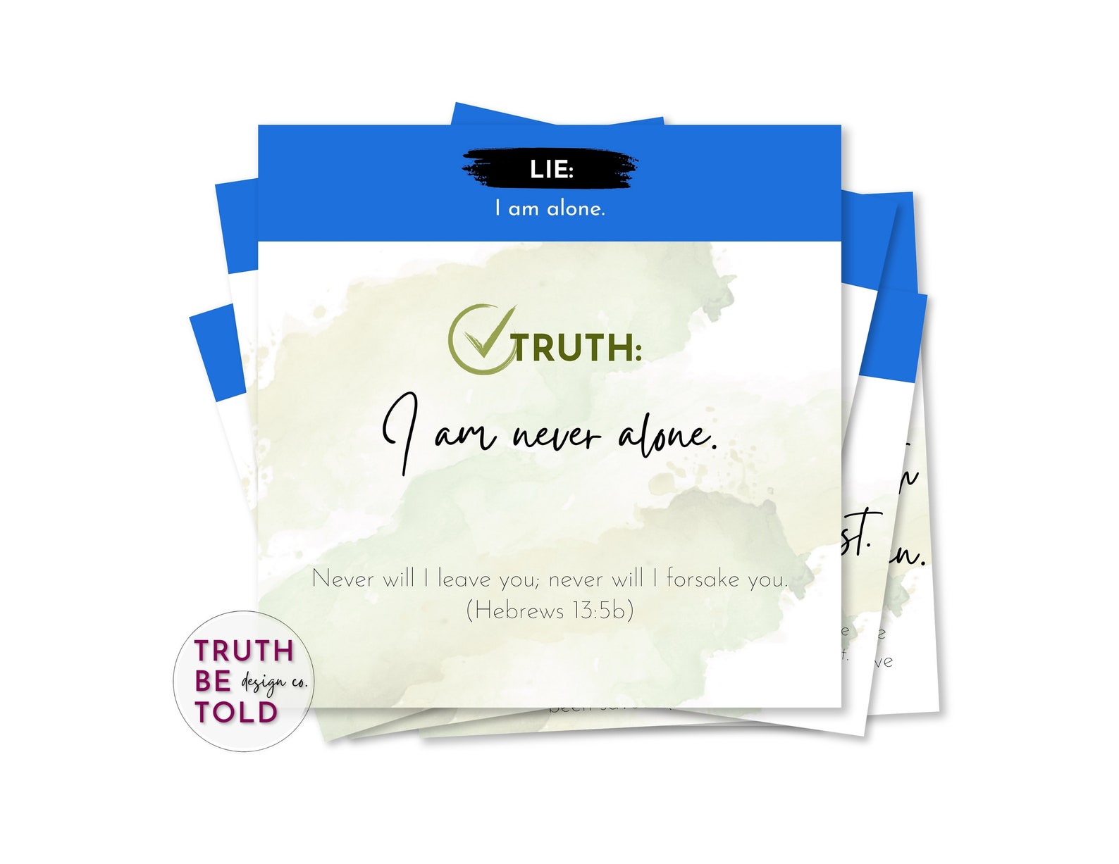 Truth Scriptures Cards Lies Vs Truth Scripture Cards | Christian Affirmations Printable PDF ...