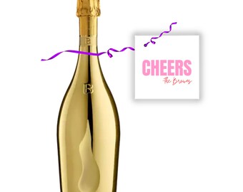 custom CHEERS gift tags MULTIPLE COLORS