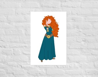Brave Princess Poster Print