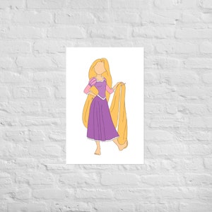 Long Hair Don’t Care Poster Print
