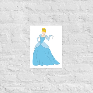 Glass Slipper Poster Print