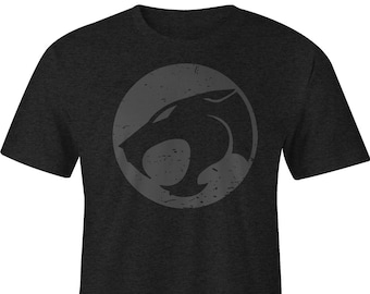 ThunderCats Distressed Logo Ashes T-Shirt, ThunderCats Shirt, 80's Cartoons