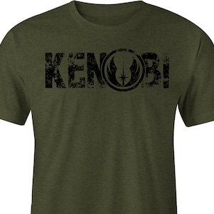 Kenobi OD Green Shirt, Kenobi Tee, Obi-Wan Kenobi Black T-shirt, Obi-Wan Shirt, Obi-WanT-shirt, Obi-WanTee,Star Wars Tee