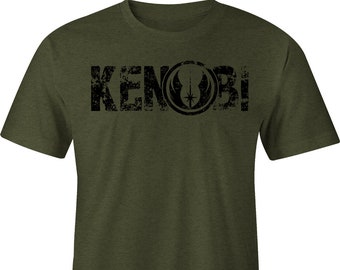 Kenobi OD Green Shirt, Kenobi Tee, Obi-Wan Kenobi Black T-shirt, Obi-Wan Shirt, Obi-WanT-shirt, Obi-WanTee,Star Wars Tee