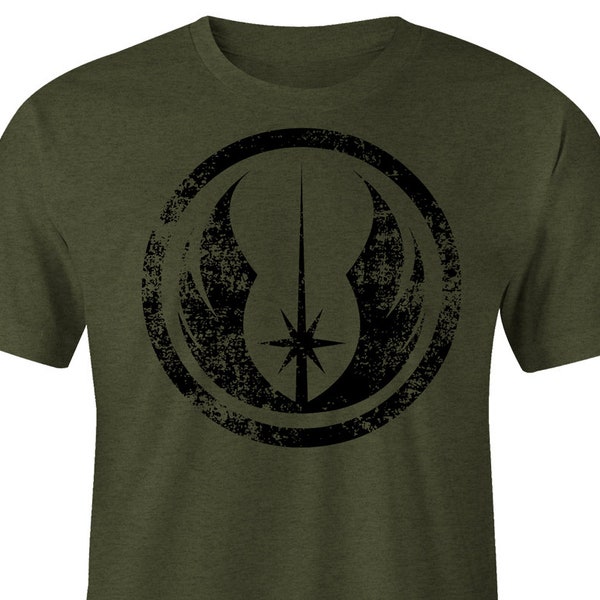 Jedi Distressed Logo DO GreenT-shirt, Jedi Distressed Tee, Jedi Distressed Shirt, Star Wars Shirt