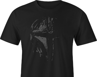 Mando Shadow T-Shirt, Mandalorian T-Shirt, This is the Way, Mandalorian Tee, Mandalorian Shirt, Mando Shirt, Star Wars,  Mando Tee