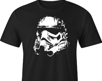 Rugged Distressed Stormtrooper Helmet T-shirt, Stormtrooper Tee, Storm trooper Tee, Empire Shirt, Star Wars Shirt