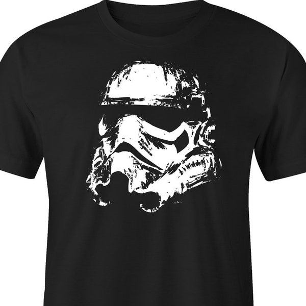 Rugged Distressed Stormtrooper Helmet T-shirt, Stormtrooper Tee, Storm trooper Tee, Empire Shirt, Star Wars Shirt