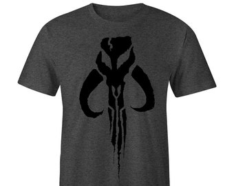 Boba Fett Logo Shadow T-Shirt, Boba Fett Shirt, This is the Way shirt, Mando Shirt, Mandalorian T-Shirt, Mandalorian, Star Wars,