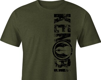 Kenobi OD Green Left Chest Shirt, Kenobi Tee, Obi-Wan Kenobi Black T-shirt, Obi-Wan Shirt, Obi-WanT-shirt, Obi-WanTee,Star Wars Tee