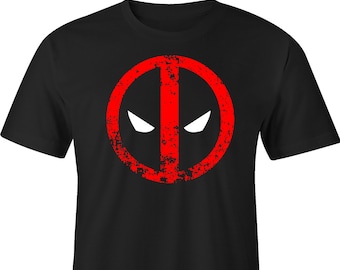 Deadpool Distressed T-Shirt, Deadpool Distressed Tee, Deadpool Shirt,  Deadpool Tee, Deadpool 3 Shirt