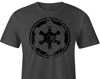 Star Wars Empire Distressed Logo Shadow T-shirt, Star Wars Empire Distressed Tee, Empire Distressed Shirt, Star Wars Shirt