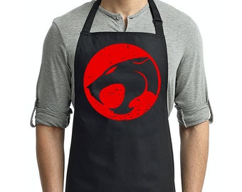 ThunderCats Distressed Logo Apron,  ThunderCats Apron, Thunder Cats Apron, 80's Cartoons Apron