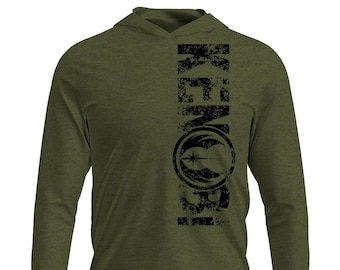 Kenobi OD Green Long Sleeve lightweight T-shirt Hoodie, Kenobi Tee, Obi-Wan Kenobi Black T-shirt, Obi-Wan Shirt, Obi-WanT-shirt